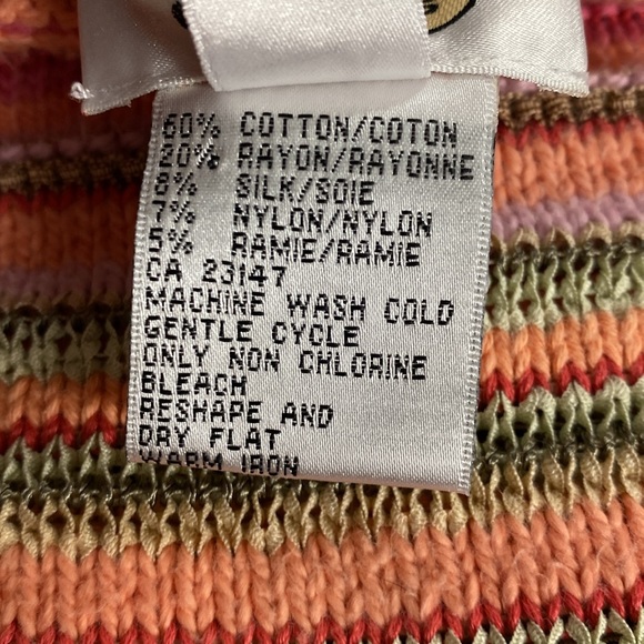 Talbots pink striped sweater - Picture 7 of 7